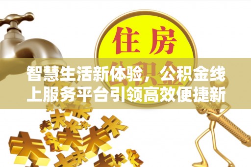 日土智慧生活新体验，公积金线上服务平台引领高效便捷新潮流